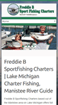 Mobile Screenshot of freddiebsportfishingcharters.com